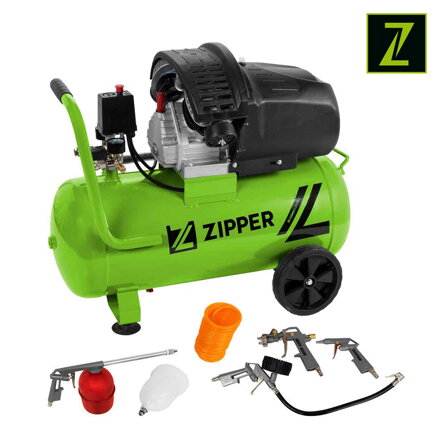 ZI-COM50-2V510E dvojvalcový kompresor s 50l vzdušníkom